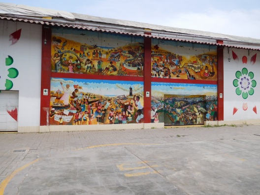 Historical mural of Via El Slavador